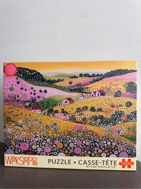 🧩WerkShoppe Wildflower Hills 1000 Piece Puzzle